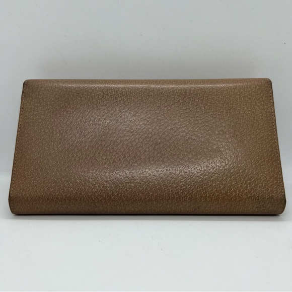 Gucci Wallet - Long Trifold in Tan Leather - Picture 3 of 16
